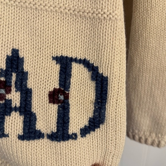 Vintage Alfred Dunner Womens Cream Embroidered Button Cardigan Size Petite Small - Picture 12 of 16